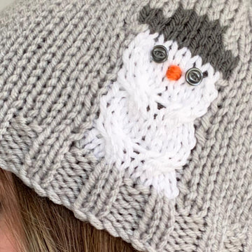 "Snowman" Beanie - toddler, child, adult