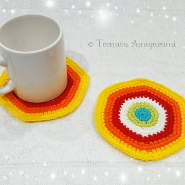 Free crochet pattern coasters