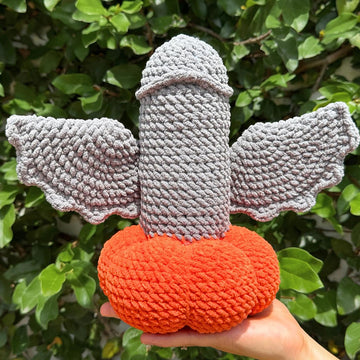 Halloweenie Bat Crochet Funny