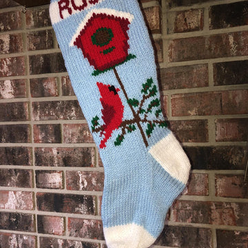 Cardinal Christmas Stocking