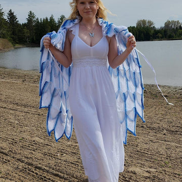 Guardian Angel Wings Shawl