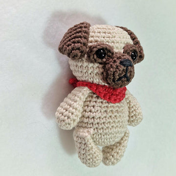 Pug Dog Bag Charm