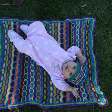 Crowley Blanket and Hat Set