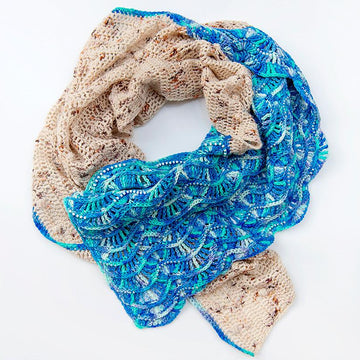 Sand to Sea Shawl