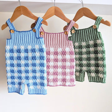 Gingham Dungarees and Dress