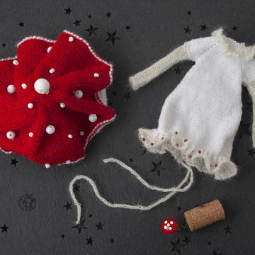 Fly Agarics outfit for Blythe