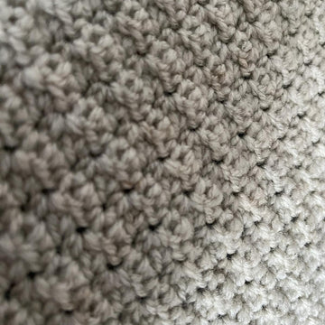 C2C Seed Stitch Scarf