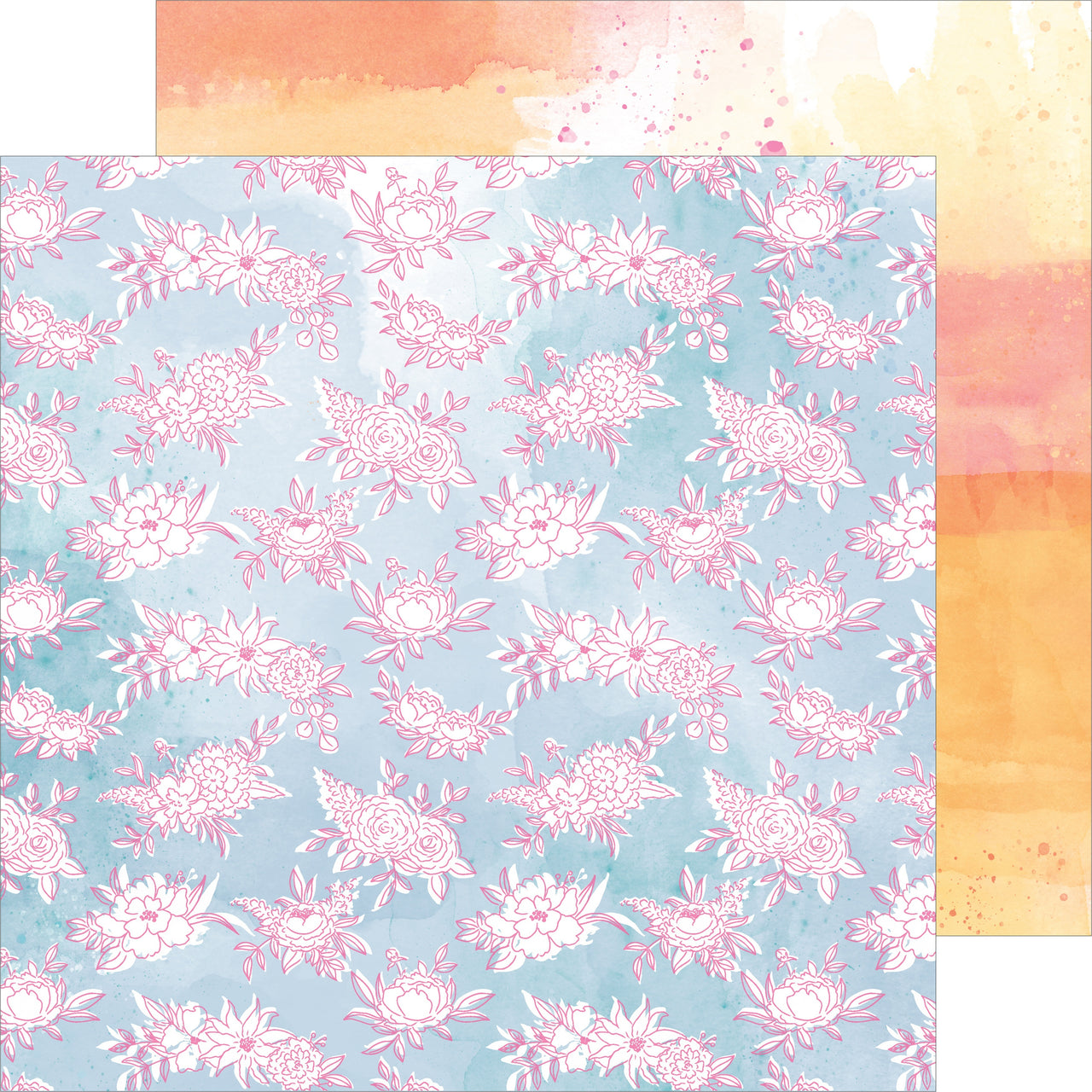 Pinkfresh Studio Just A Little Lovely Double-Sided Cardstock 12"X12" 25/Pkg - New Thoughts