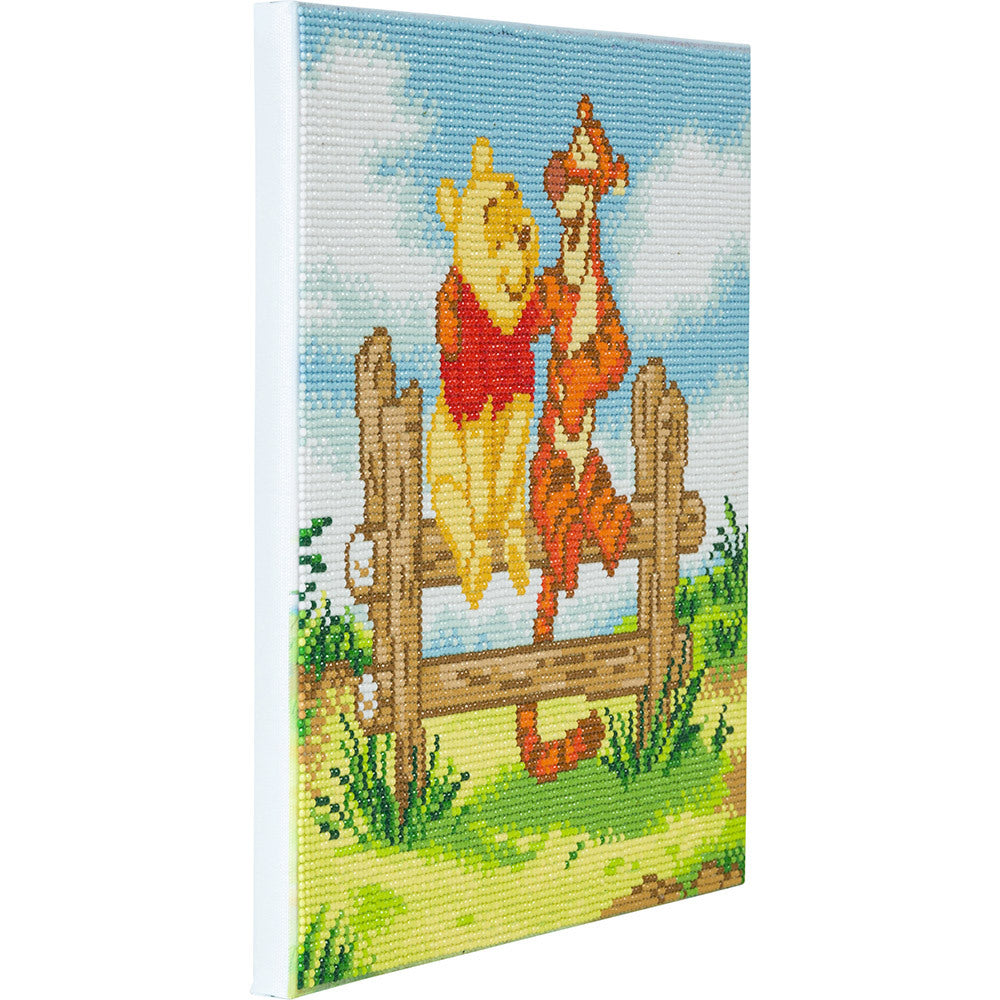 Crystal Art Pooh and Tigger, 30x30cm Diamond Painting Kit
