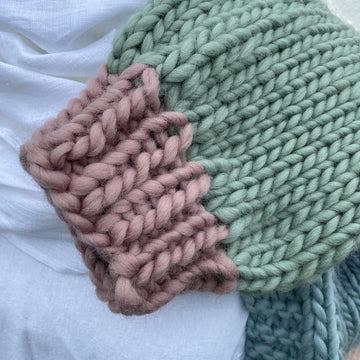 Olive - Colour Block Cardigan
