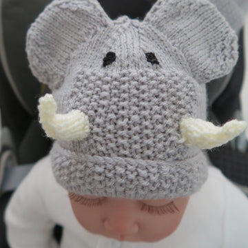 Ellie-Phant Baby Car Seat Blanket & Hat