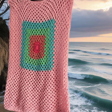 Holiday Crochet Dress