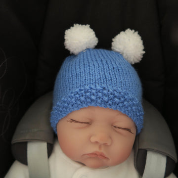 Bobby Bear Newborn Baby Car Seat Blanket & Hat