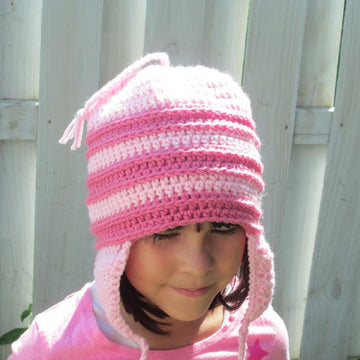 Pink Striped Hat