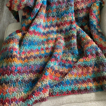 Painted Pathways Throw