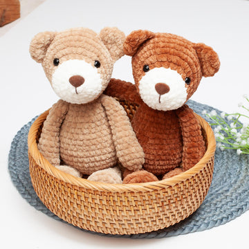 Teddy bear plush amigurumi pattern