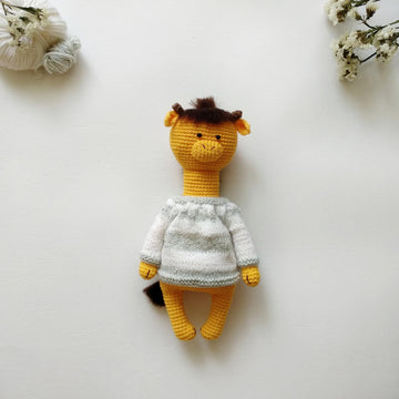 Striped sweater for toy or doll
