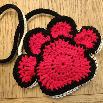 Cat Dog XL Paws Bag Halloween & Christmas crossbody shoulder bag version