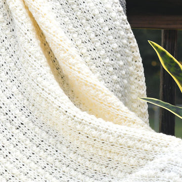 Tunisian Mini Cables Afghan