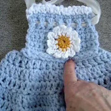 CROCHET Bibbed Sundress, any size