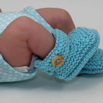 Just For Preemies - One Button Booties