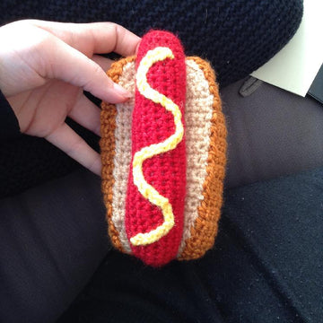 Hotdog Crochet Pattern, Hotdog Amigurumi, Fast Food Crochet Pattern, Fast Food Amigurumi