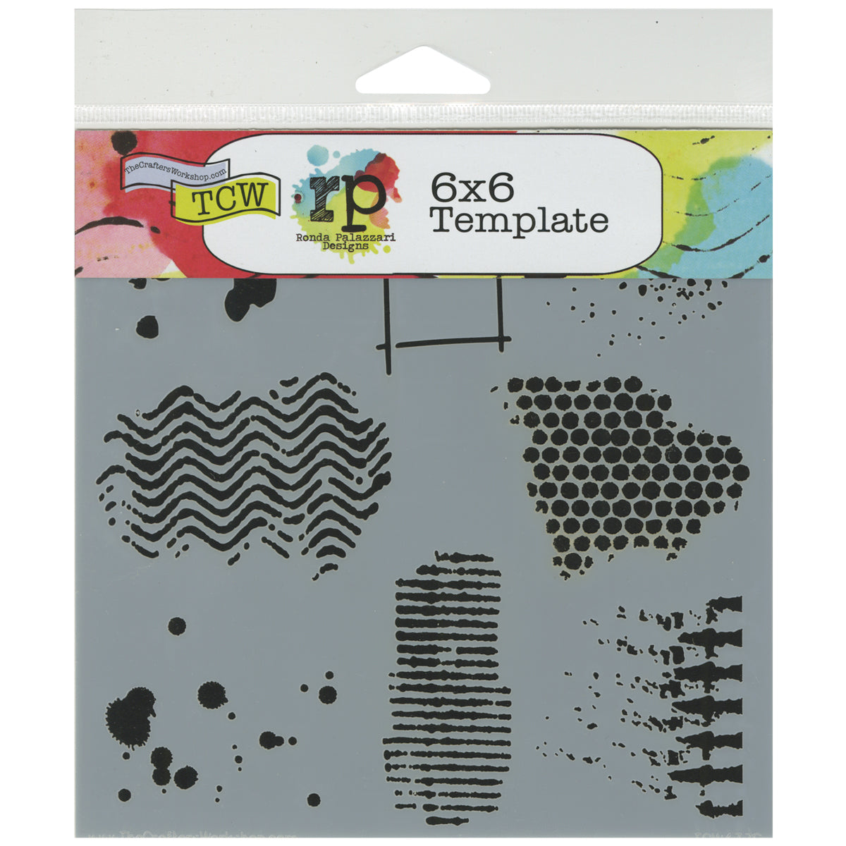 The Crafter's Workshop Crafter's Workshop Template 6"X6" - Texturized