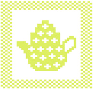Mini Flower Teapot Dishcloth