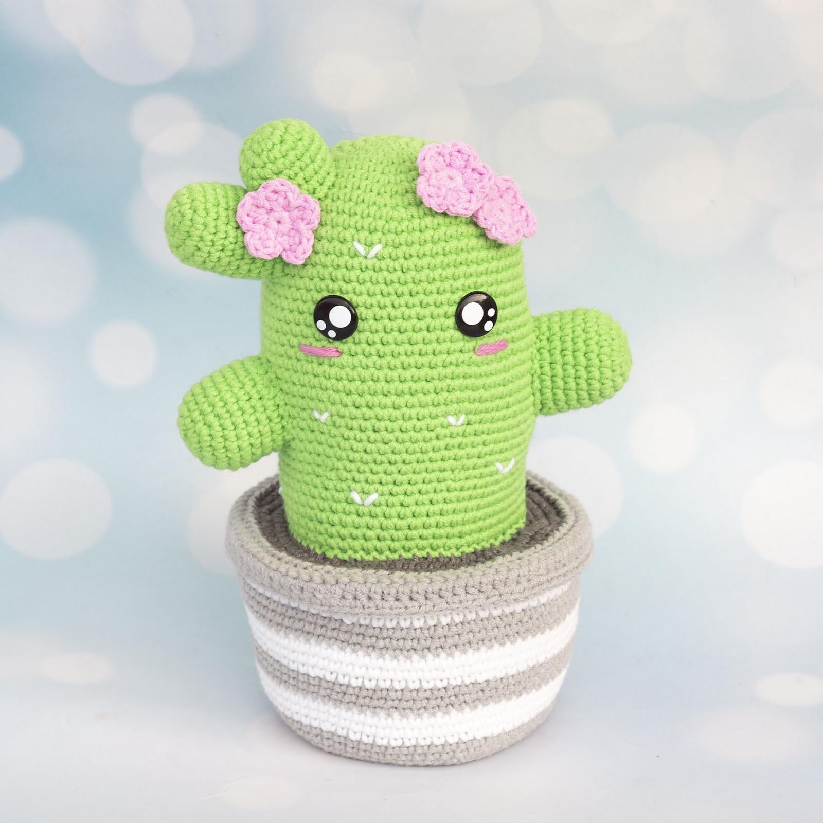 Cactus kawaii style