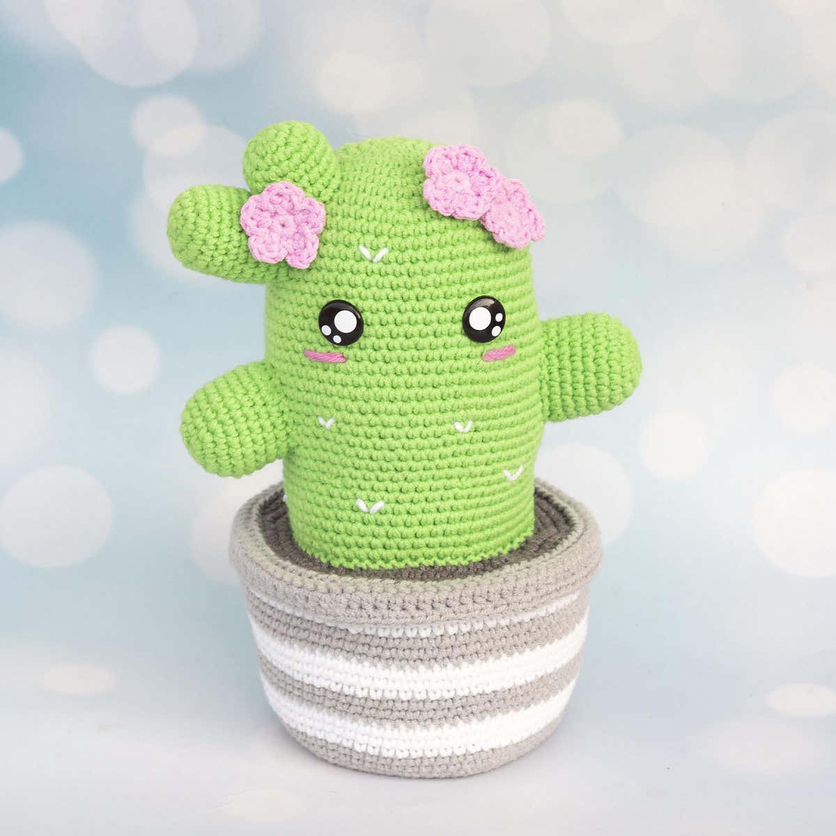 Cactus kawaii style