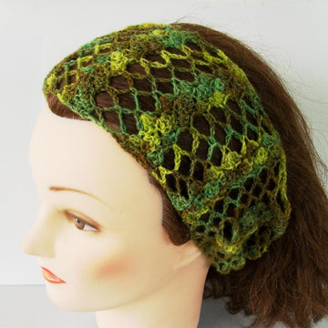 Lacy Stripes Headband/ Hair Scarf/ Fashion Scarf