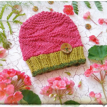 Purl Chevron Hat