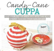 Candy Cane Tea Cosy