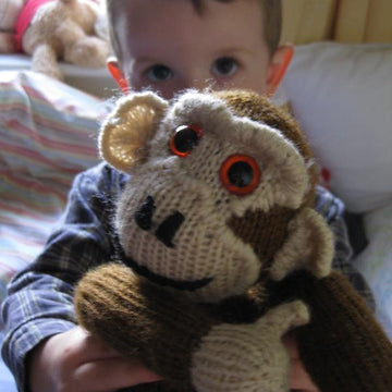 Chester the Chimpanzee Toy Knitting Pattern