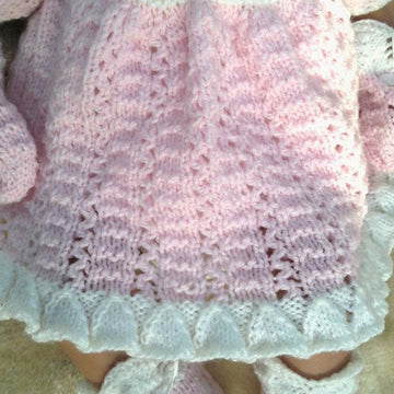 P87 Dolls Dress, Bootees and Mittens