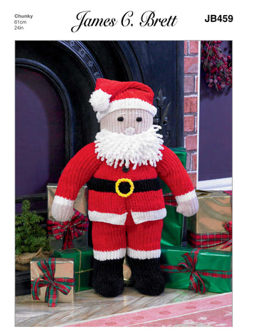 Santa in James C. Brett Flutterby Chunky - JB459 - Downloadable PDF
