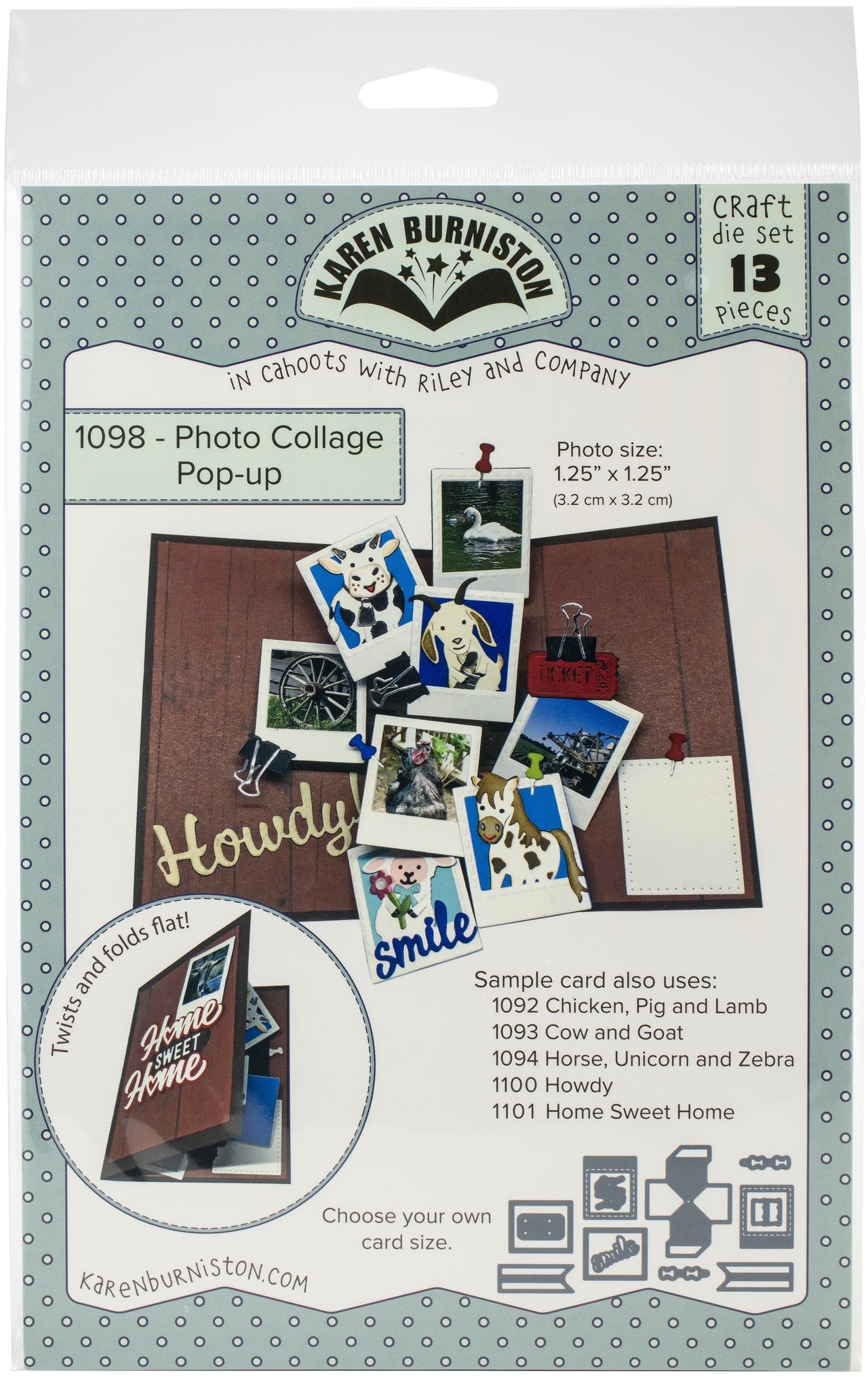 KB Riley Karen Burniston Dies - Photo Collage Pop-Up
