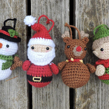 Santa and Friends Ornaments