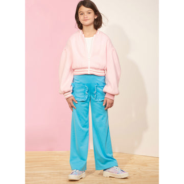 Simplicity Children's and Girls' Jacket, Pants and Skirt S9654 - Sewing Pattern