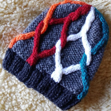 Rainbow Cable Cocoon and Hat