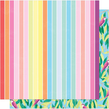 American Crafts Dear Lizzy Here & Now Double-Sided Cardstock 12"X12" 25/Pkg - Summer Vibes
