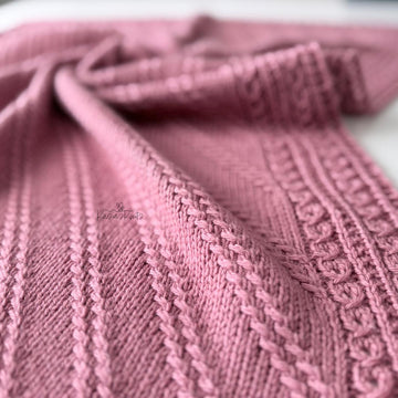 Rosie Rows Baby Blanket
