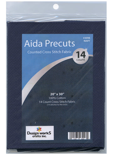 Design Works Aida Pre-Cut 14 Count - 20" x 30"