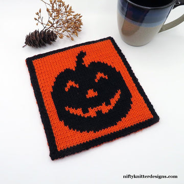 Halloween Pumpkin Potholder