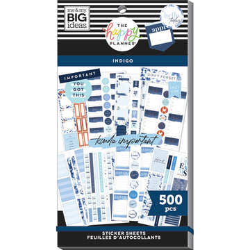 The Happy Planner Indigo 30 Sheet Sticker Pad