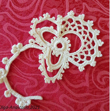 Antique flower crochet