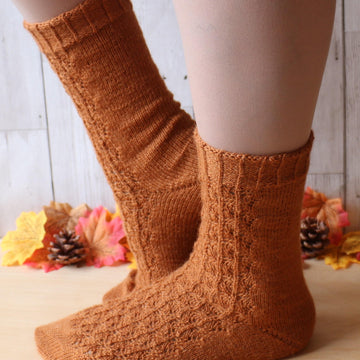 Little Pine Cone Socks