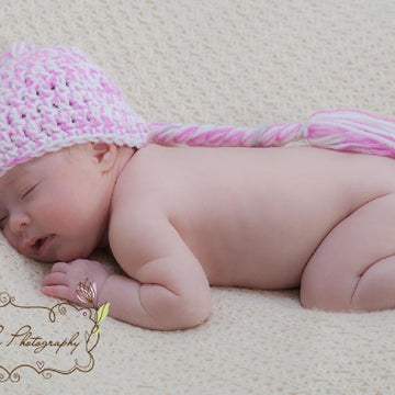 Hat with Plaited Braided Tail