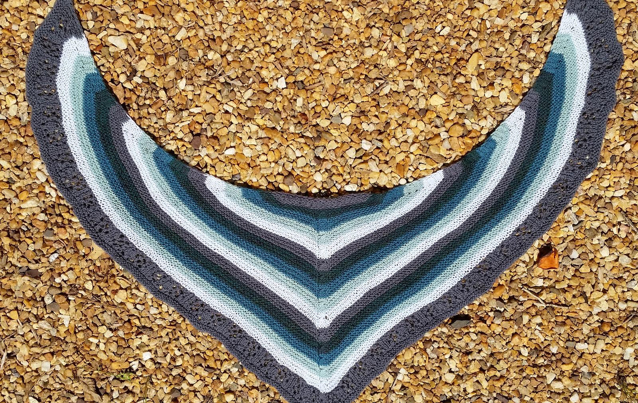 Kingfisher Shawlette
