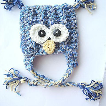 Owl Hat and Diaper Cover | Crochet Pattern 226